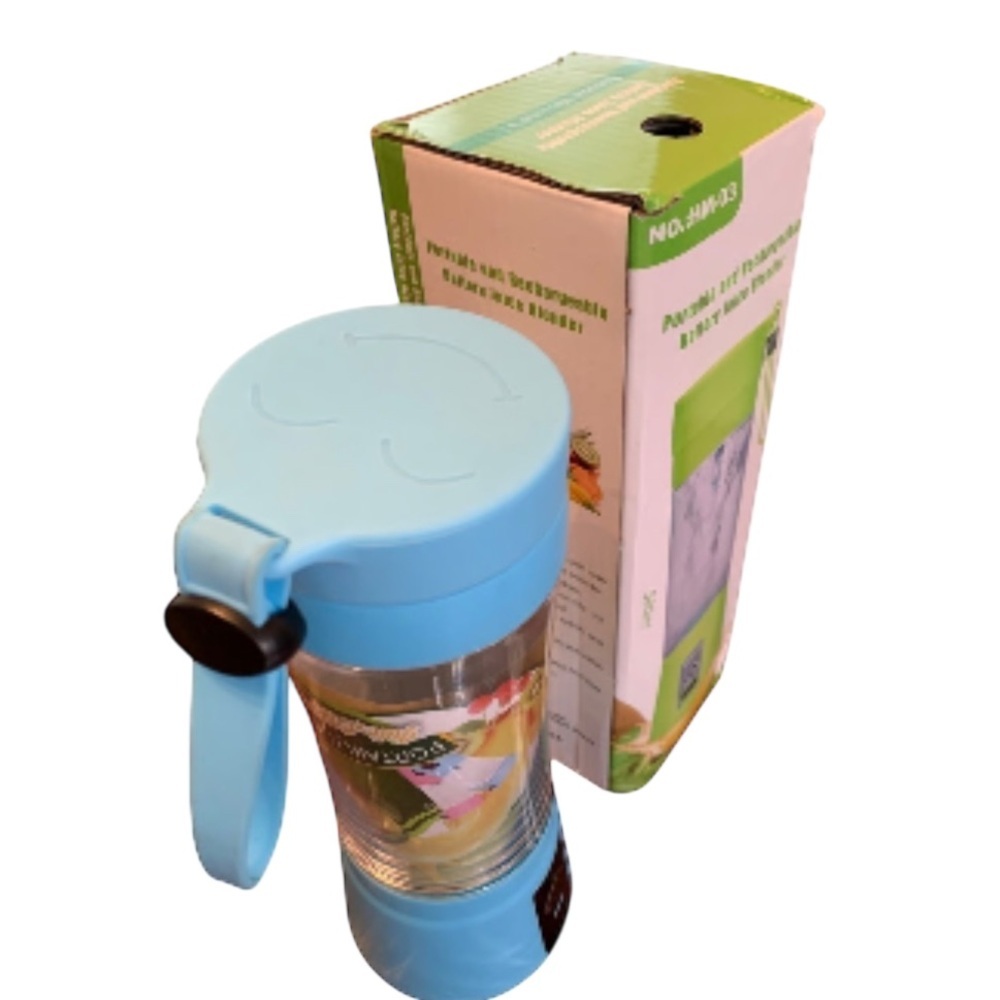 Portable Blue Juice Blender - Picture 2 of 4